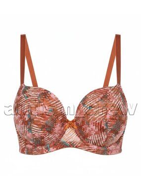 2/$24 💥🆕 Body Frosting Autumn Colors Lace Padded Push Up Bra | Size 40C | 6222
